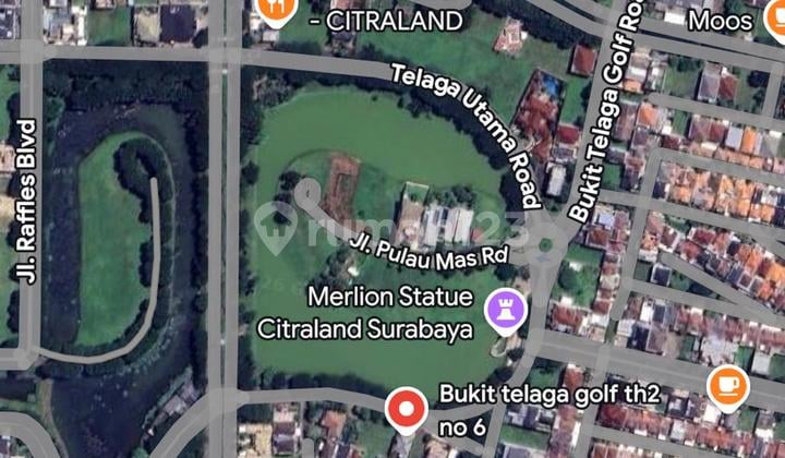 Hot Listing! Kavling Kotak Best Seller di Bukit Telaga Golf Citraland! Kavling Kotak Normal Lokasi Best Seller Dekat Gwalk Dekat Uc Dekat Hokky Dekat Pakuwon Mall Kavling Terbaik Dekat Commercial Area Dekat Unesa Dekat Graha Famili