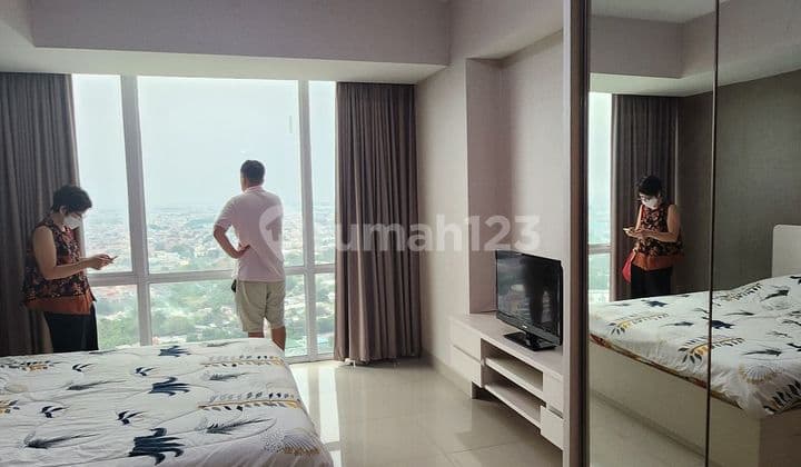 Disewakan studio tower 2 golf view siap huni
