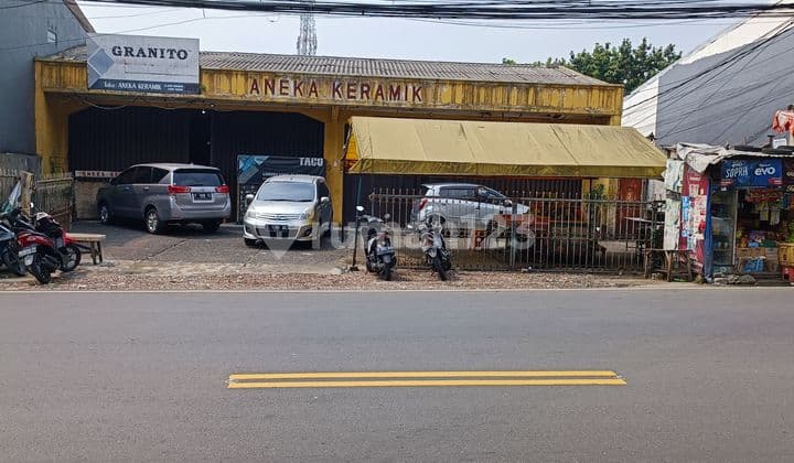 Ruko 1 lantai jl raya wangun tajur lebar muka 17meter