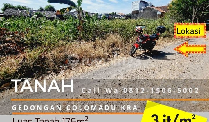 TANAH IDEAL 176m² DEKAT EXIT TOL KLODRAN