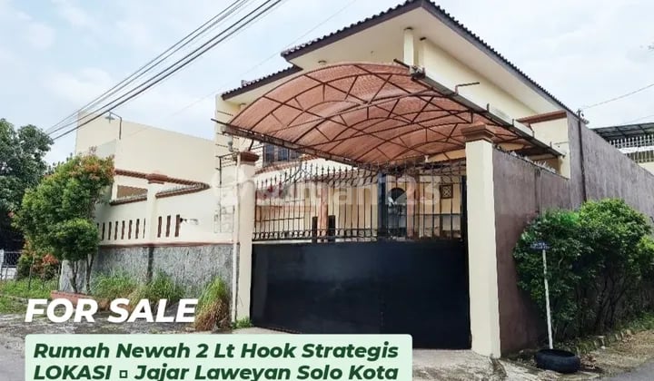 Rumah Mewah 2 Lt Hook Strategis Di Jajar Solo