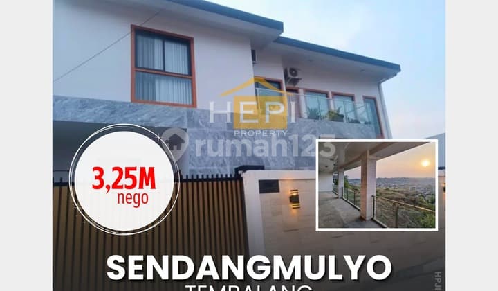 Bukit Menur Sendangmulyo Tembalang Rumah 2 Lantai View Menawan