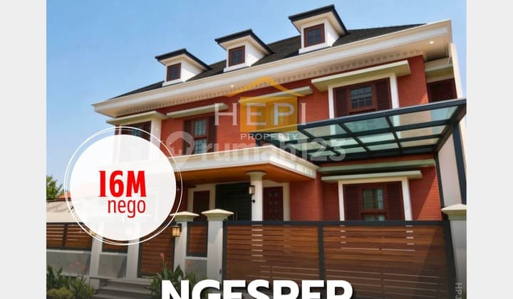 Luxury House American Modern Bangunan 2 Lantai Full Furnished