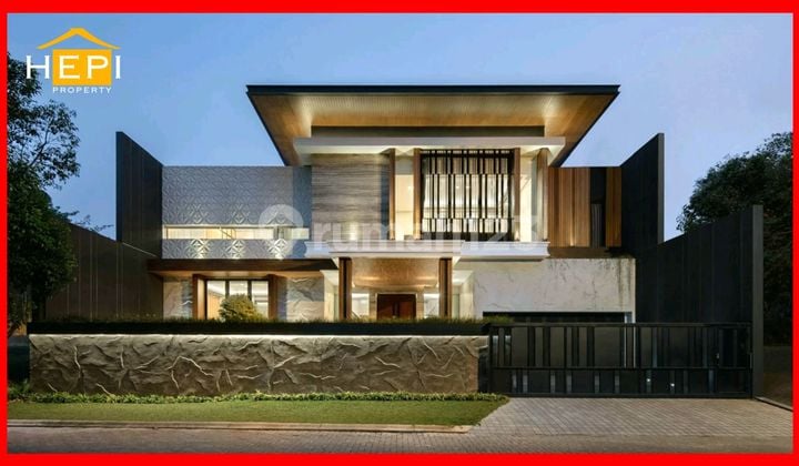 Rumah Mewah Di Puri Arga Golf Bsb Full Furnished Ada Kolam Renang