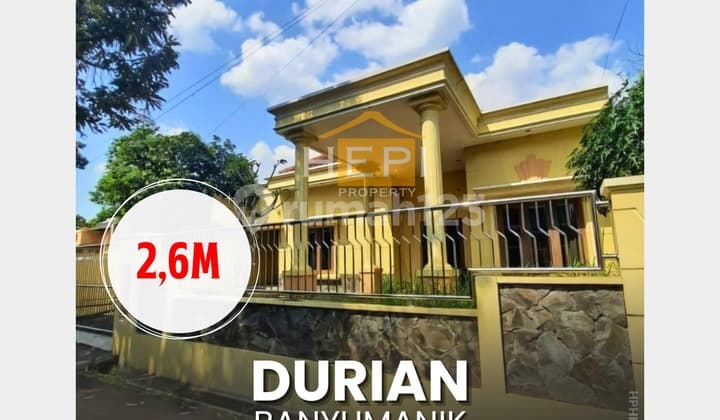 Rumah di Jalan Durian Srondol Wetan Banyumanik Semarang