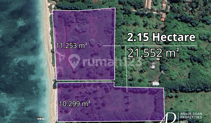 Freehold A Stunning Beachfront In Gili Air (2.15 Ha)