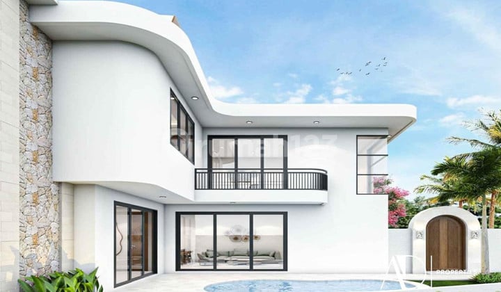 Freehold | 3-Bedroom Modern Villa With Beach Access, Cemagi
