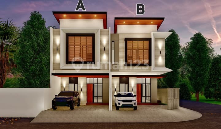 Rumah Baru 2 Lantai Jalan Kembar Boulevard di Nirwana Eksekutif