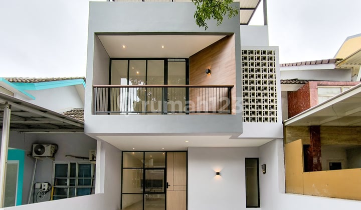 Rumah Baru Modern Minimalis Siap Huni di Mahagoni Park, Graha Bintaro