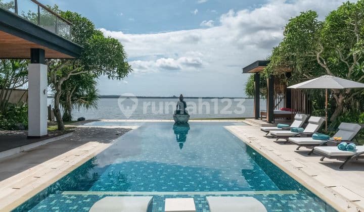 Beachfront Luxury Villa In Tanjung Benoa Nusa Dua Bali Badung With White Sand