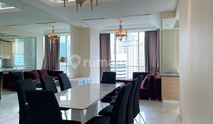 For Rent Apartment The Peak Sudirman 3 Bedrooms High Floor Furnished