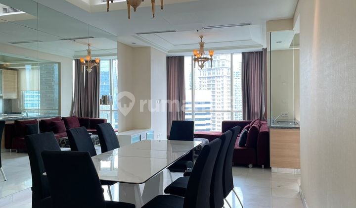 For Rent Apartment The Peak Sudirman 3 Bedrooms High Floor Furnished