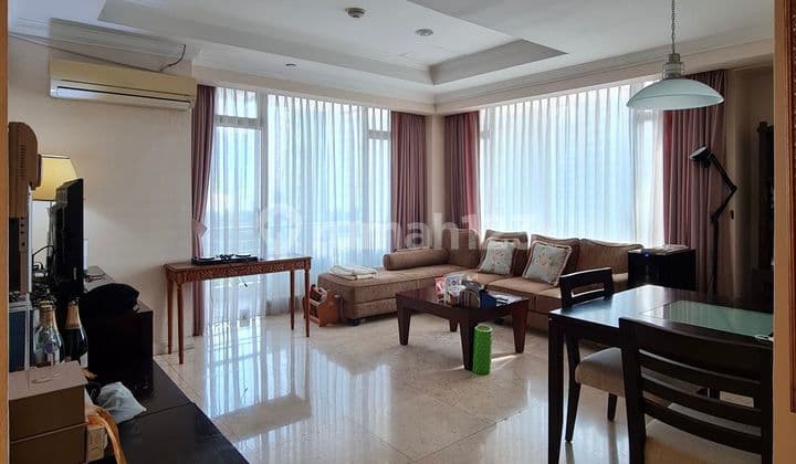 Dijual Apartemen Istana Sahid 2 Bedroom Lantai Rendah Furnished