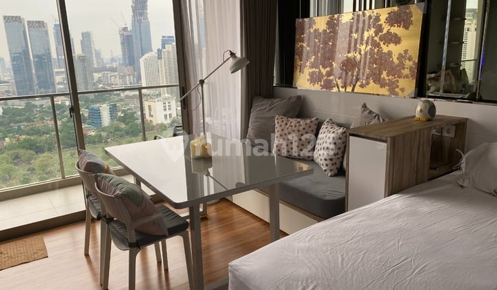 Jual Apartemen Sudirman Hill Tipe Studio Lantai Tinggi Furnished