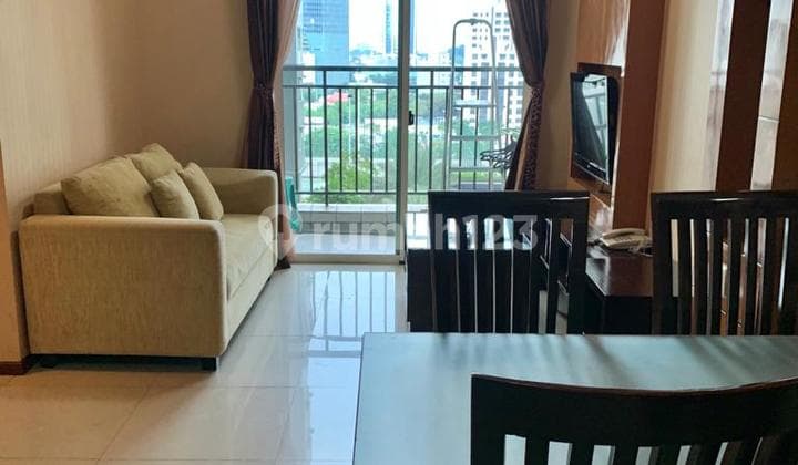 Sewa Apartemen Thamrin Residence 2 Bedroom Lantai Rendah Furnished