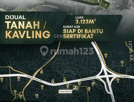 Dijual Kavling Siap Bangun Bagus Lokasi Strategis di Ciracas