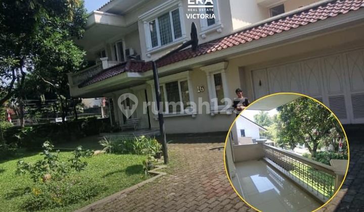 Rumah 2 Lantai di Veteran Bintaro Cempaka - Lokasi Strategis, 4 Carport, Harga 10 M, mel