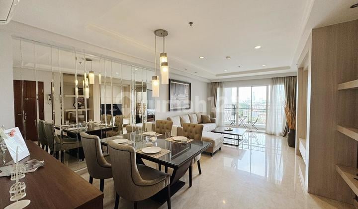 For Rent Apartment Permata Hijau Residence Tower A Floor 8 3+1 Bedrooms Fully Furnished (Cal, Ajg)