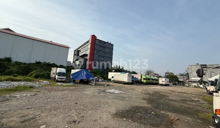 Bisa Sewa Sebagian Tanah Kapuk Kamal 73X97 Jalan Raya Akses 40 Ft