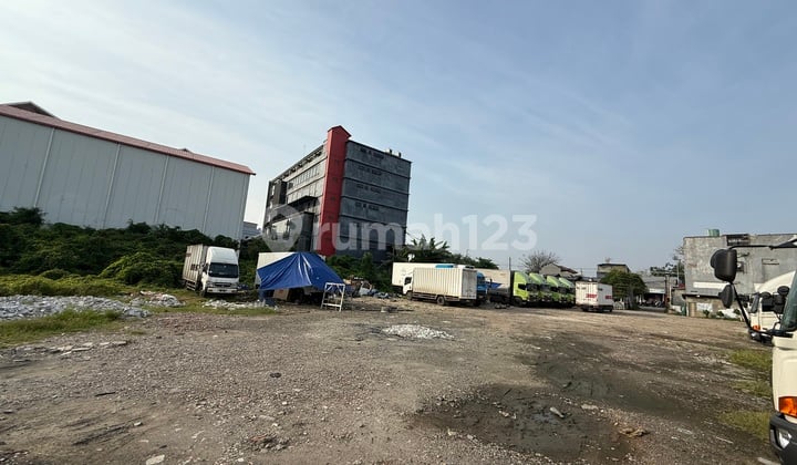 Bisa Sewa Sebagian Tanah Kapuk Kamal 73X97 Jalan Raya Akses 40 Ft