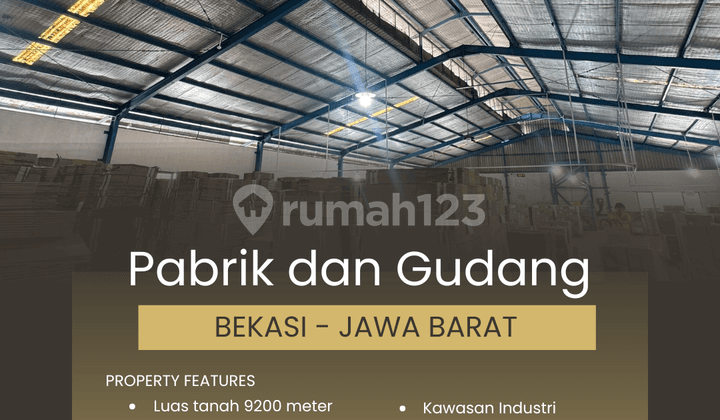 Pabrik 9000 Meter Kawasan Industri Bekasi - Jawa Barat