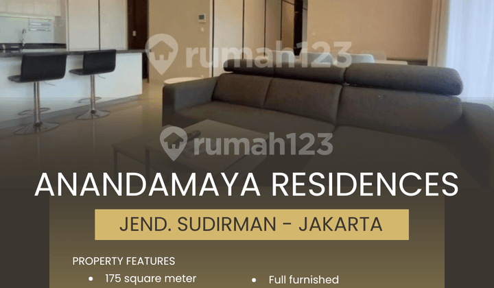Anandamaya Residences 3 Bedroom Apartment, Central Jakarta