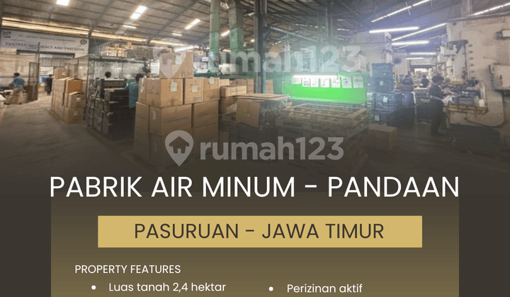 Pandaan Water Factory 2.4 Hectares, Pasuruan East Java
