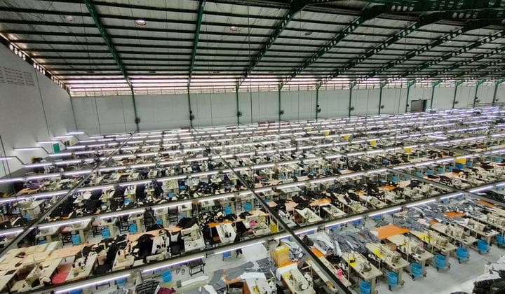 Pabrik Garmen 2 Gedung 7100 Meter di Gunung Sindur - Bogor