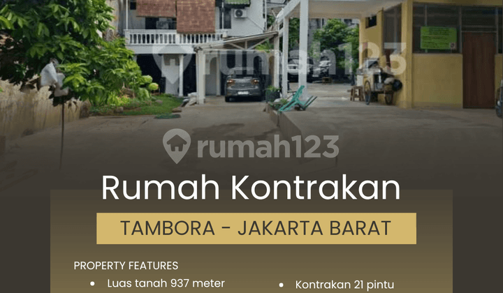 HOUSE FOR SALE WITH RENTAL BONUS IN JEMBATAN BESI, TAMBORA, WEST JAKARTA