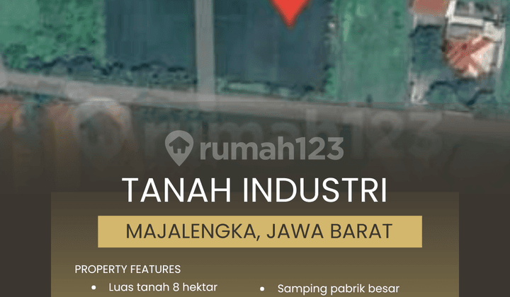 Tanah Industri Majalengka 8 Hektar Jawa Barat