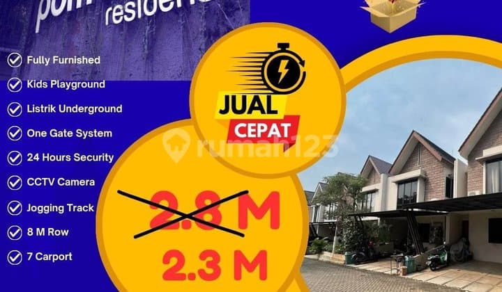 Rumah Fully Furnished Jagakarsa Dekat Tol Jakarta Selatan