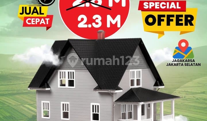 Rumah Jagakarsa Murah Strategis Full Furnished Dekat Tol
