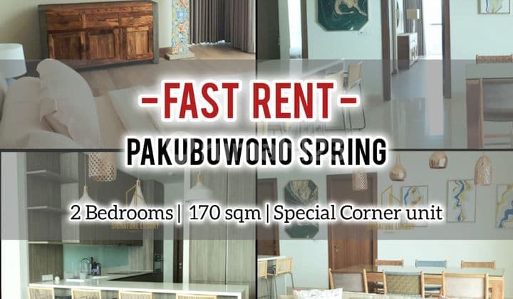 Sewa Termurah Apartemen Pakubuwono Spring 2Br 170Sqm Corner Unit