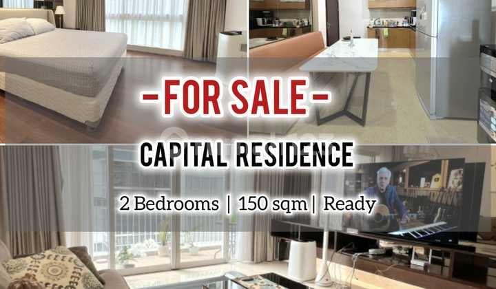 Jual Apartemen Capital Residence, 2Br 150Sqm, Furnished, Bagus