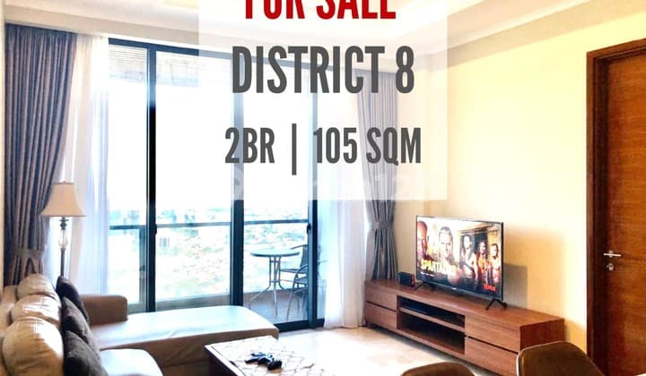 Jual Apartement District 8 Senopati, 2 Br, 105sqm, Furnished Bagus, Direct Owner Yani Lim 0817496xxxx
