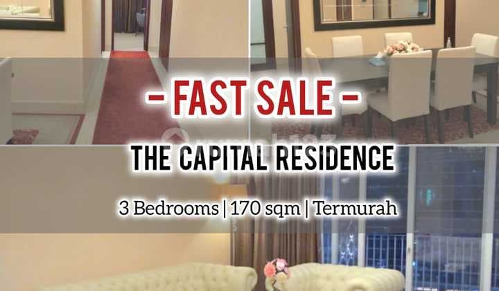 Cheapest Quick Sale Apartment Capital Residence 3 BR 170Sqm Ready