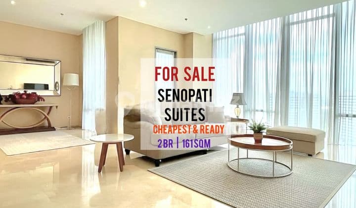 Jual Cepat Apartemen Senopati Suites SCBD 2BR 165sqm, Best Layout