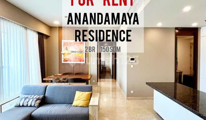 Sewa Cepat Apartement Anandamaya Residence 2BR 150sqm Furnished