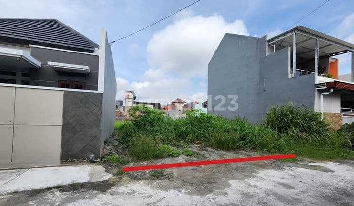 Tanah pekarangan area perumahan strategis singopuran dekat ums