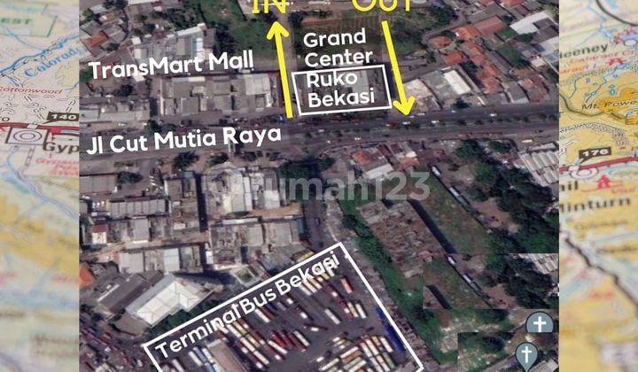Dijual Lahan Komersial Jl Cut Mutia, Bekasi Timur Sebelah Trans Mart Mall