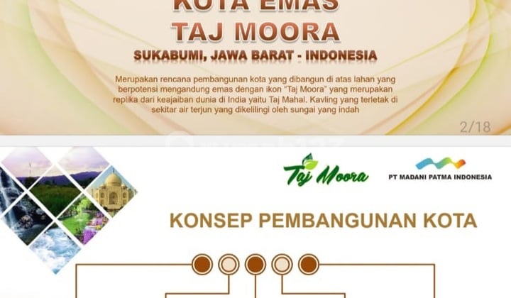 For Sale Lahan 260 Hectare dengan Konsep Kota Pembangunan di Pabuaran, Sukabumi