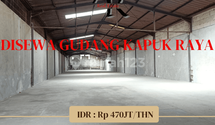 DISEWAKAN cepat Gudang kapuk raya