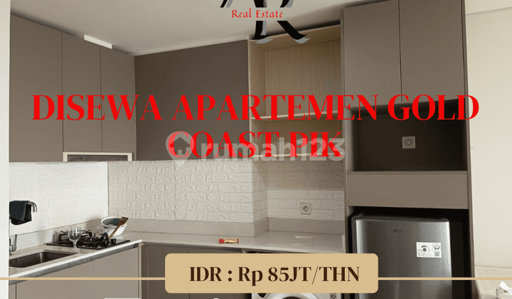 Disewakan cepat apartemen Goldcoast PIK 1 BR