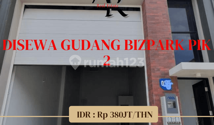 Disewakan cepat Gudang Bizpark pik 2 posisi hoek