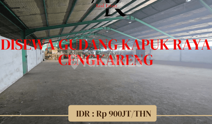 DISEWA Gudang bersama Kamal raya cengkareng jakarta barat