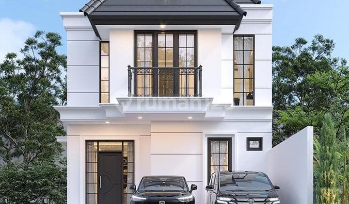 Rumah Mewah Desaign American Classic 2 Lantai Full Furnished Di Maguwoharjo Depok Sleman Dekat Sekolah Gis