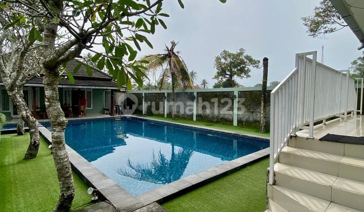 Villa Full Furnished Dengan Tanah Luas Dan Kolam Renang Pribadi Di Jalan Kaliurang Km 11 Sinduharjo Ngaglik Sleman