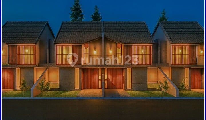 5 Menit UII - Dijual Rumah Tropis Modern Sleman, SHM