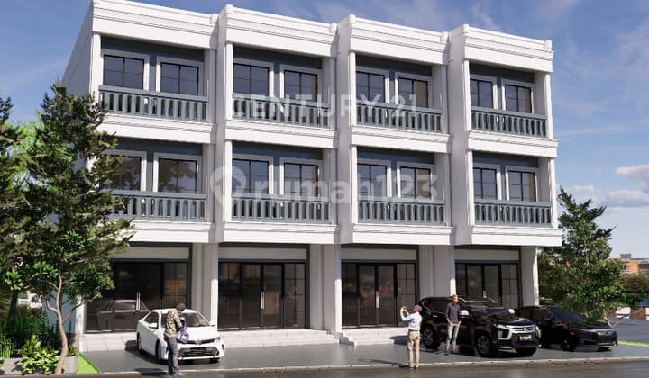 Ruko Pinggir Jalan Besar SHM Zonasi Komersil di Cempaka Putih