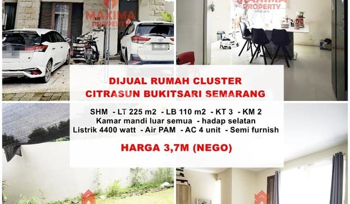 Rumah Bagus Siap Huni Cluster Citrasun Garden Bukitsari